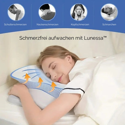 🌙 Lunessa™ – Orthopädisches Premium-Kissen für traumhaften Schlaf